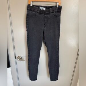 Old Navy Women's Tall Dark Gray Super Skinny Jeggings
